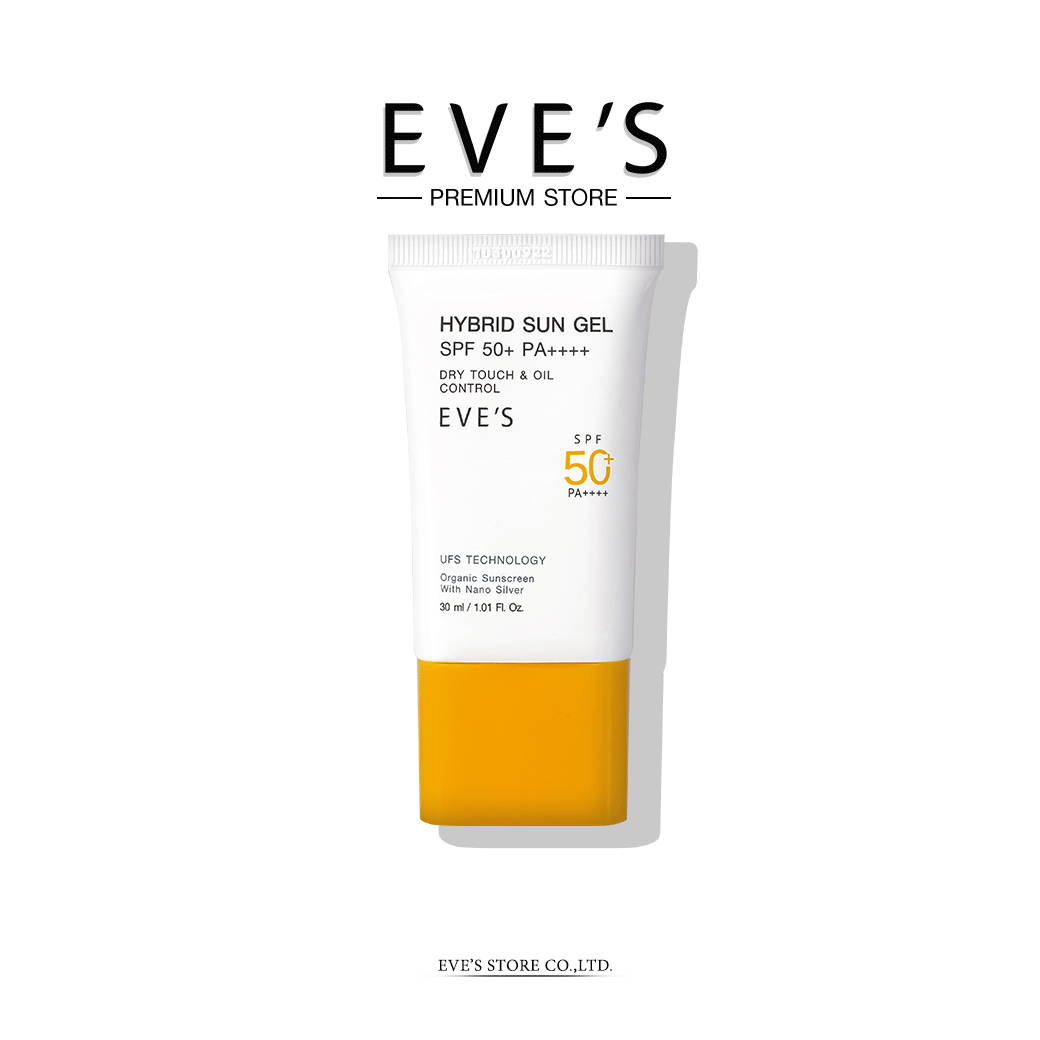 EVES อีฟส์ ไฮบริด ซัน เจล เอสพีเอๆ 50+ พีเอ++++ HYBRID SUN GEL SPF 50+ PA++++