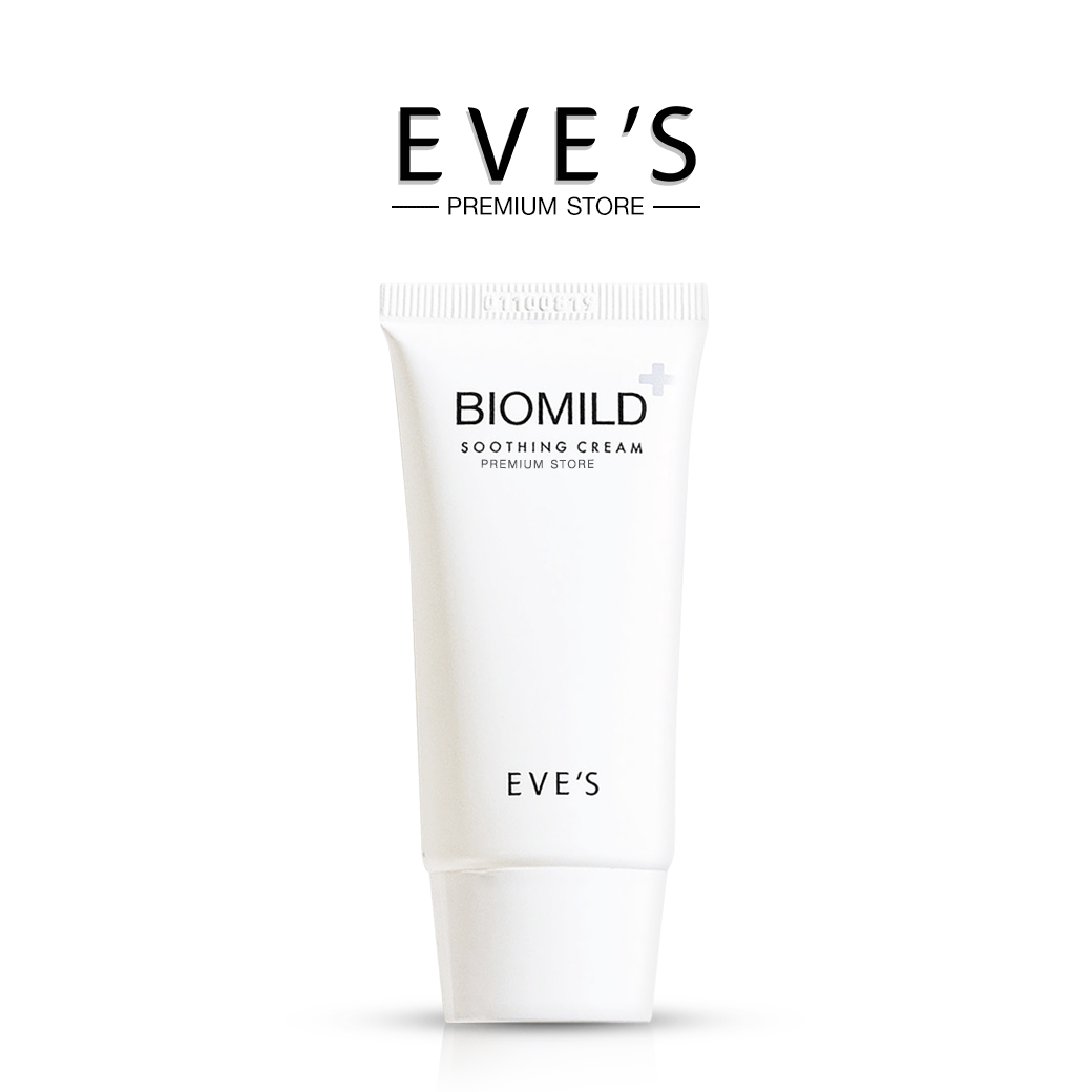 EVES อีฟส์ ไบโอมายด์ครีม BIOMILD SOOTHING CREAM ฟื้นฟูผิว ลดสิว ผดผื่น ลดการระคายเคือง แพ้แสบและคัน